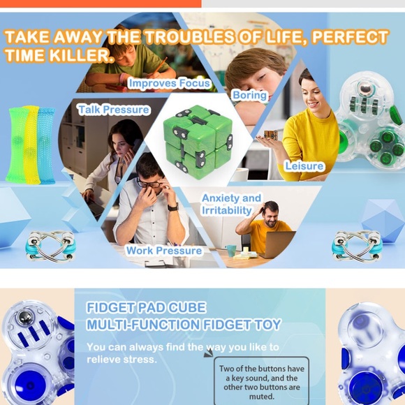 Sensory Fidget Toys Bundle - Picture 4 of 4